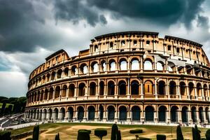 de colosseum in Rome, Italië. ai-gegenereerd foto