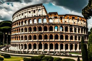 de colosseum in Rome, Italië. ai-gegenereerd foto