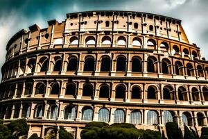 de colosseum in Rome, Italië. ai-gegenereerd foto