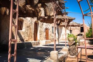 medenine Tunesië traditioneel kzuur Berber versterkt graanschuur foto