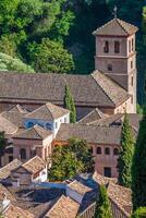 visie van de historisch stad van Granada andalusië Spanje foto