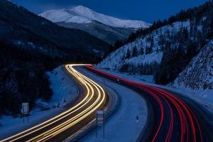 verkeer op i-70, Colorado foto