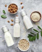 veganistische havermelk niet-zuivel alternatieve melk foto