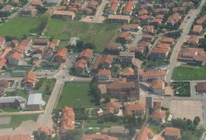 luchtfoto van san francesco al campo foto