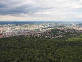 luchtfoto van stuttgart, duitsland foto