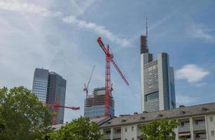 uitzicht op frankfurt, duitsland foto