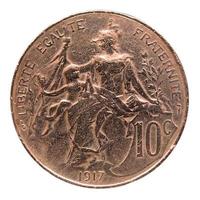 oude franse munt foto
