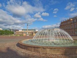 schlossplatz kasteel plein stuttgart foto