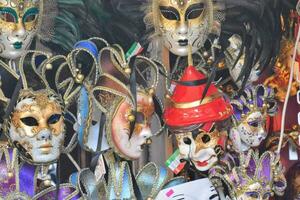 kleurrijk carnaval maskers foto