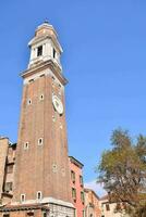 de klok toren in Venetië, Italië foto