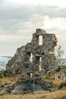 verlaten steen ruïnes foto