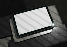 tablet apparaat mockup foto