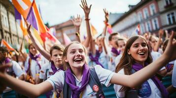globaal scouting erfenis de betekenis van wereld verkenner dag foto