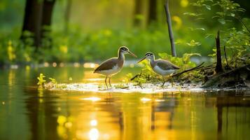 bewaren vitaal ecosystemen vieren wereld wetlands dag foto