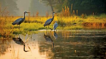 bewaren vitaal ecosystemen vieren wereld wetlands dag foto