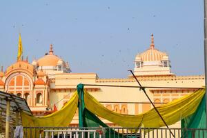 mooi visie van orchha paleis fort, raja mahal en chaturbhuj tempel van jahangir mahal, orcha, madhya pradesh, jahangir mahal - orchha fort in orcha, madhya pradesh, Indisch archeologisch sites foto