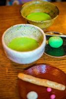 traditionele groene thee in Kyoto-stijl foto