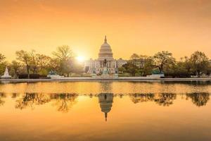 het hoofdgebouw van de Verenigde Staten in Washington DC foto