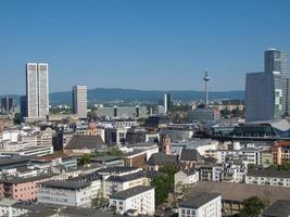 luchtfoto van frankfurt foto