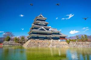 matsumoto kasteel in japan foto