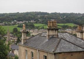 uitzicht op de stad Bath foto