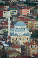 Istanbul oud stad- daken. antenne visie. foto