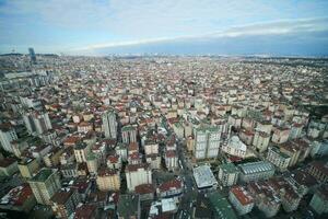 arial visie van Istanbul Aziatisch kant stedelijk gebouw blokken foto