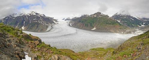 alpine gletsjerpanorama foto