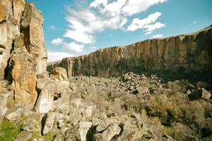 ihlara-vallei, cappadocië, voormalige nederzetting, turkije - cappadocië foto