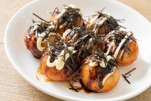 takoyaki ball dumplings of octopus ballen foto