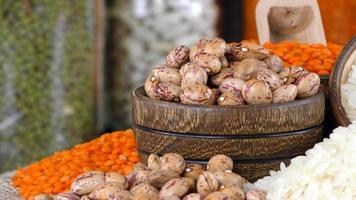 gezonde vegetarische rauwkost peulvruchten foto