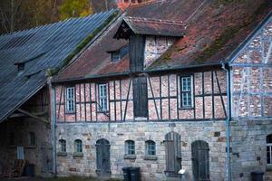 vintage oude duitse architectuur boerderij foto