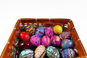 paschal easter eggs vakantieviering in de lente foto