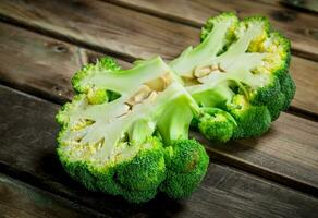 vers groen broccoli. foto