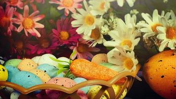 kleurrijke traditionele paaseieren foto
