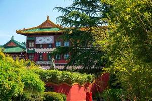 vintage historisch chinees huis foto