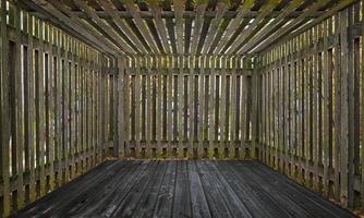 abstracte stedelijke houten binnenkamer foto