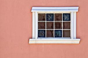 abstract oud gebouw huizen ramen foto