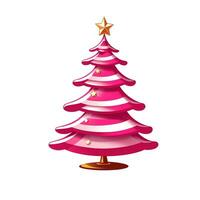 roze Kerstmis boom grafiek voor Kerstmis foto