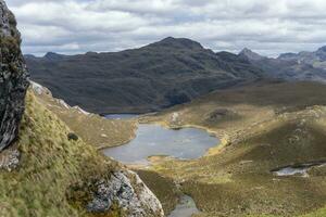 meer in de nationaal park cajas in Ecuador foto