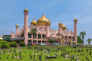 bandaraya kuching moskee gelegen in kuching stad, Sarawak, Borneo, oosten- Maleisië foto