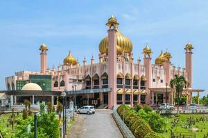 bandaraya kuching moskee gelegen in kuching stad, Sarawak, Borneo, oosten- Maleisië foto