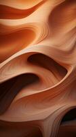 een abstract beeld van golven in de woestijn generatief ai foto