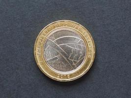 2 pond munt, verenigd koninkrijk foto