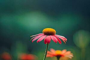 foto behang de lucht, bloemen, de veld, de zon, de bloemen, de veld,. ai-gegenereerd