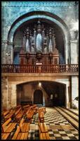 oude kerk interieur religieus erfgoed in Frankrijk foto