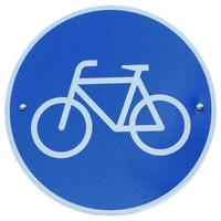 fietspad teken foto