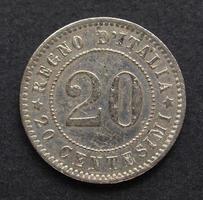 oude Italiaanse munt foto