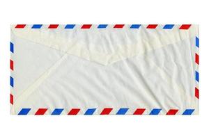 luchtpost brief envelop geïsoleerd