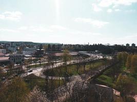 luchtfoto van de stad Kaiserslautern, Duitsland, Europa foto